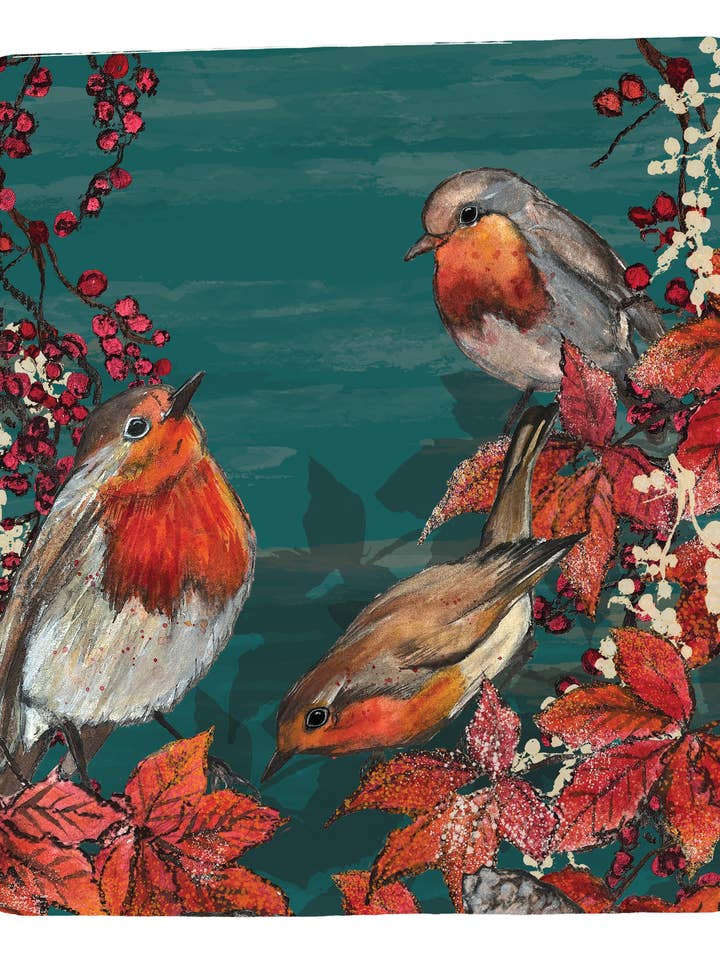 Christmas Robin Placemat for wholesale by Dollyhotdogs