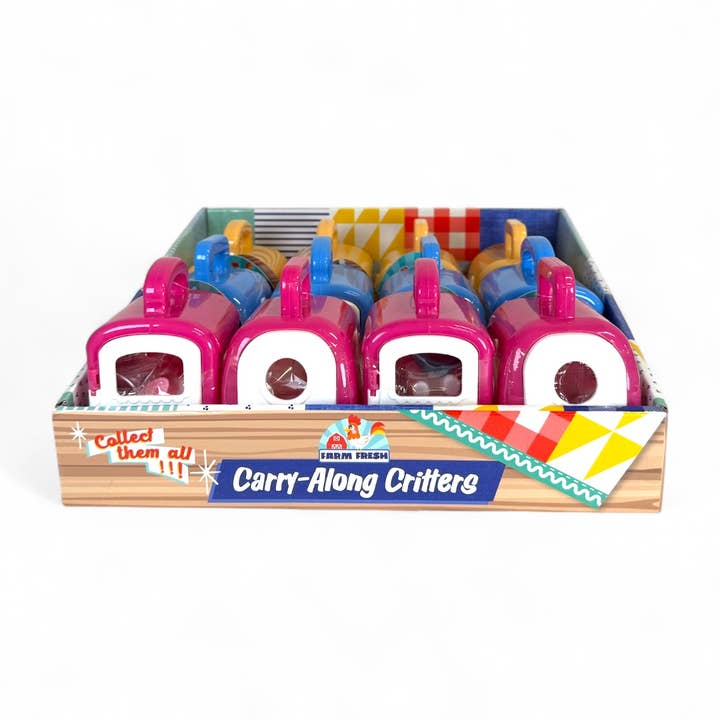 Toysmith - Wholesale Toy Set - Kids - Farm Fresh Carry-Along Critters