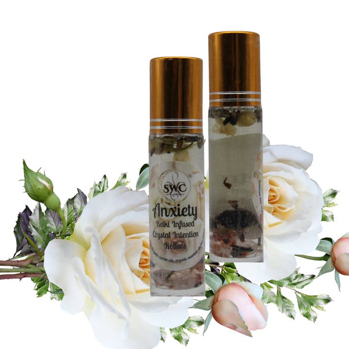 Crystal Intention Body Roller - Anxiety for wholesale by SWC Sisu Wellness Center