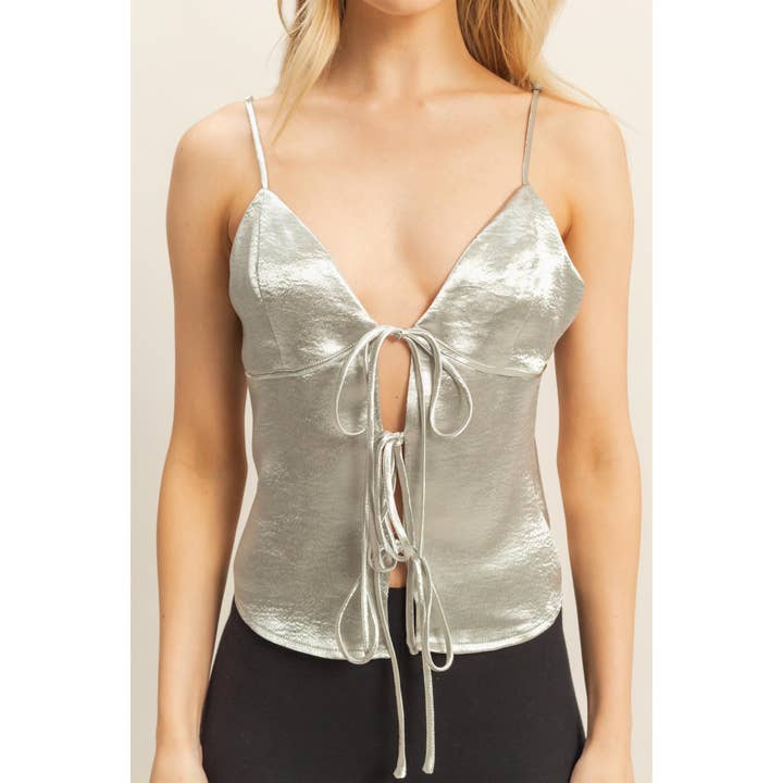 HYFVE - Wholesale Camisole - Women's - Chic Satin Lace-Up Camisole19