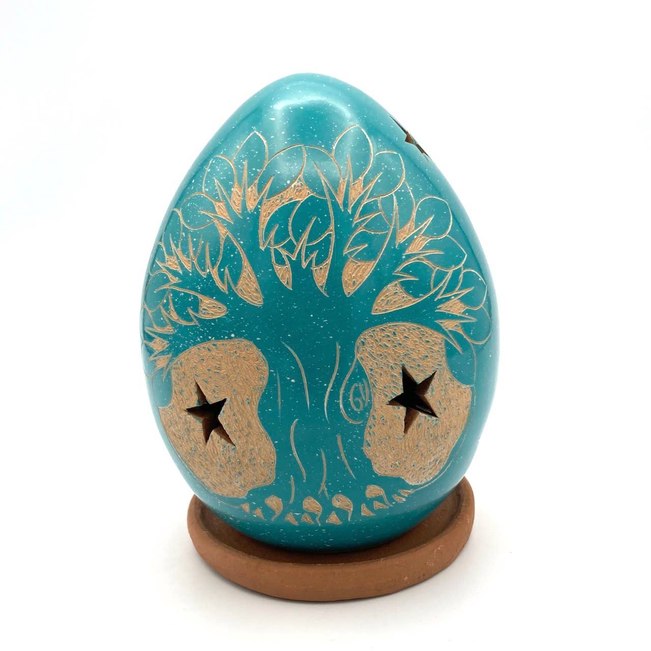 Women of the Cloud Forest - Vente Décorations de table - Luminaire céramique Thème arbre de vie3