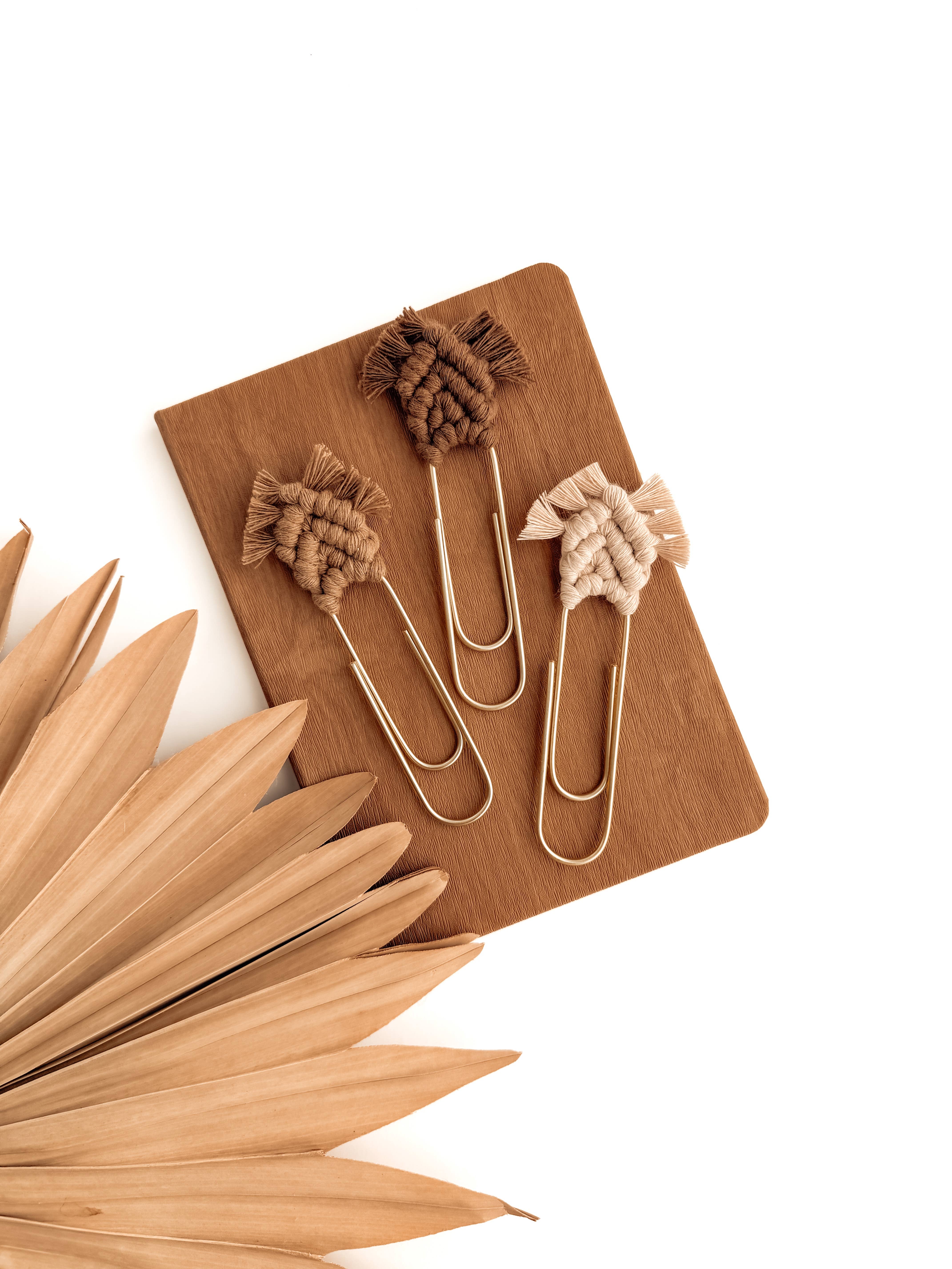 Meraki The Studio Co. - Vente Marque-page - Marque-page macramé | Cadeaux pour lecteurs | Accessoires de livres bohèmes0