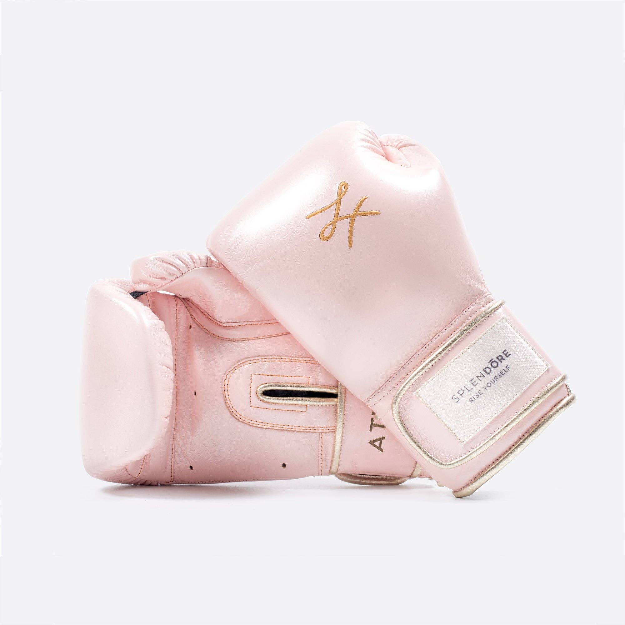 SPLENDORE – wholesale Fitness equipment – PINK LEATHER BOXING GLOVES FOR WOMEN1