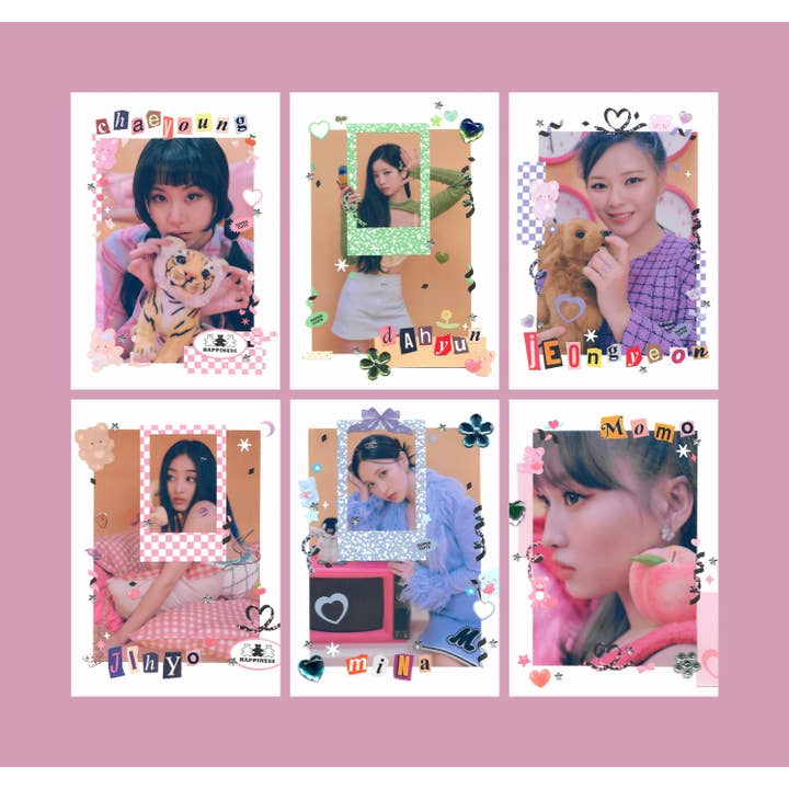 Poster Twice, set di 9 stampe artistiche (A6) per la vendita all'ingrosso da parte di RM Design Studio