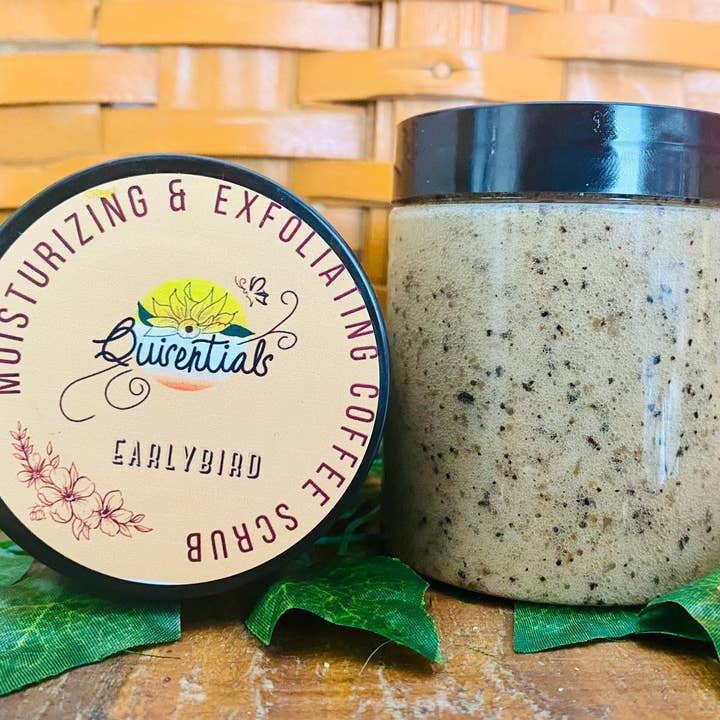 Earlybird Coffee Scrub for wholesale by QuiSentials