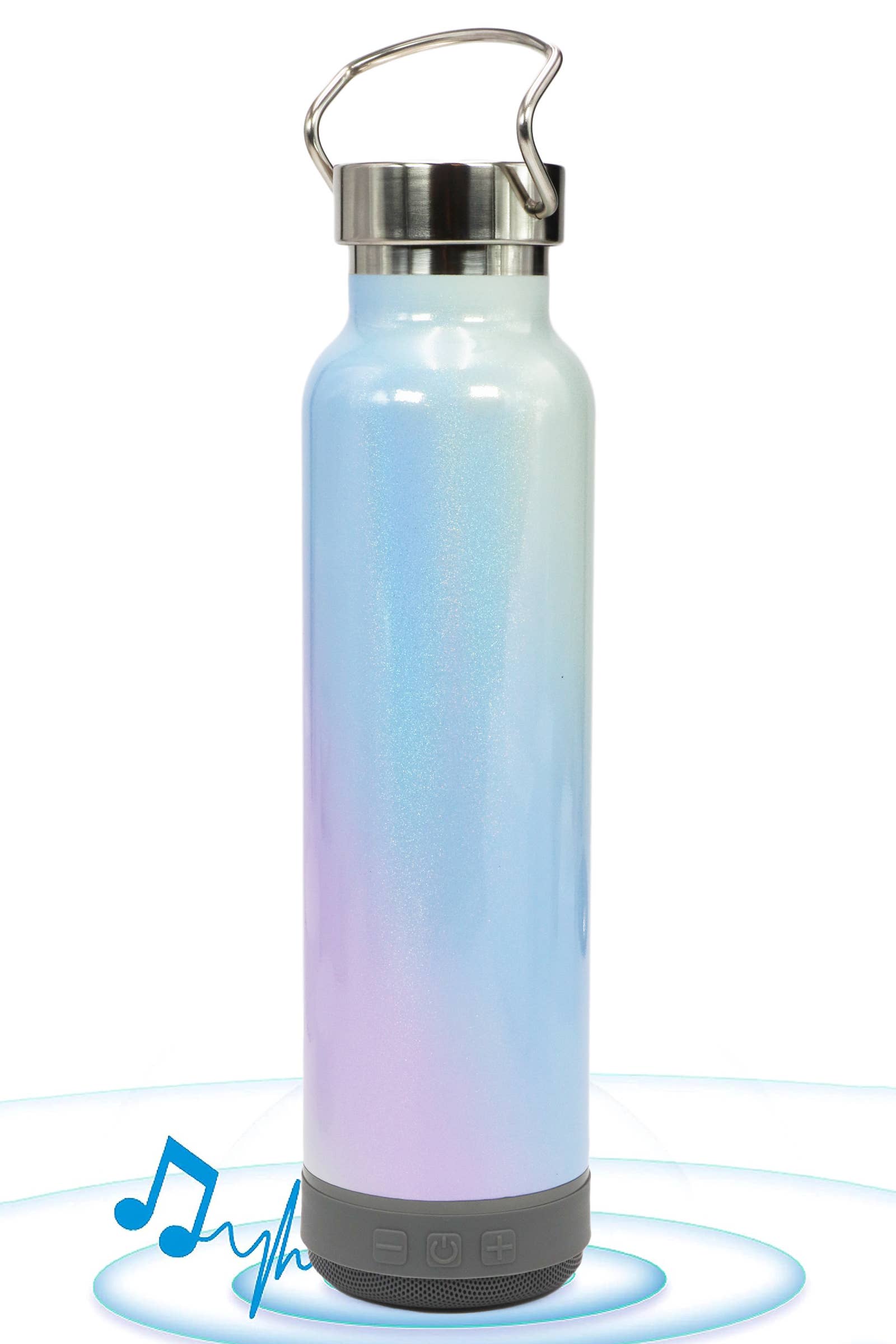 Cap Zone - Wholesale Insulated Mug/Tumbler - Pastel Ombre Insulated Tumbler w/Bluetooth Speaker1