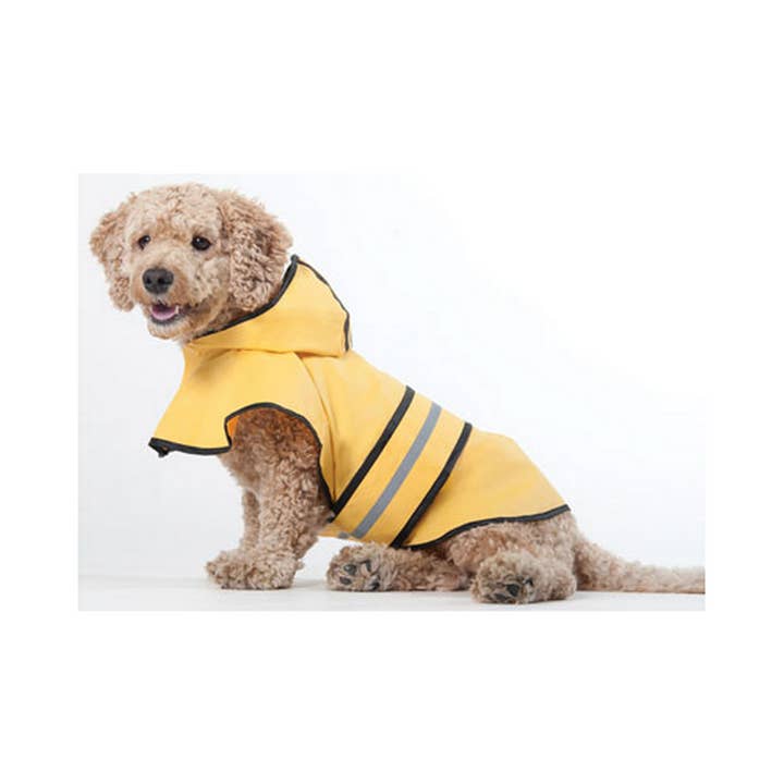 King Wholesale Pet Goods - Wholesale Pet Raincoat - Dog - Fashion Rainy Days Slicker Yellow XS