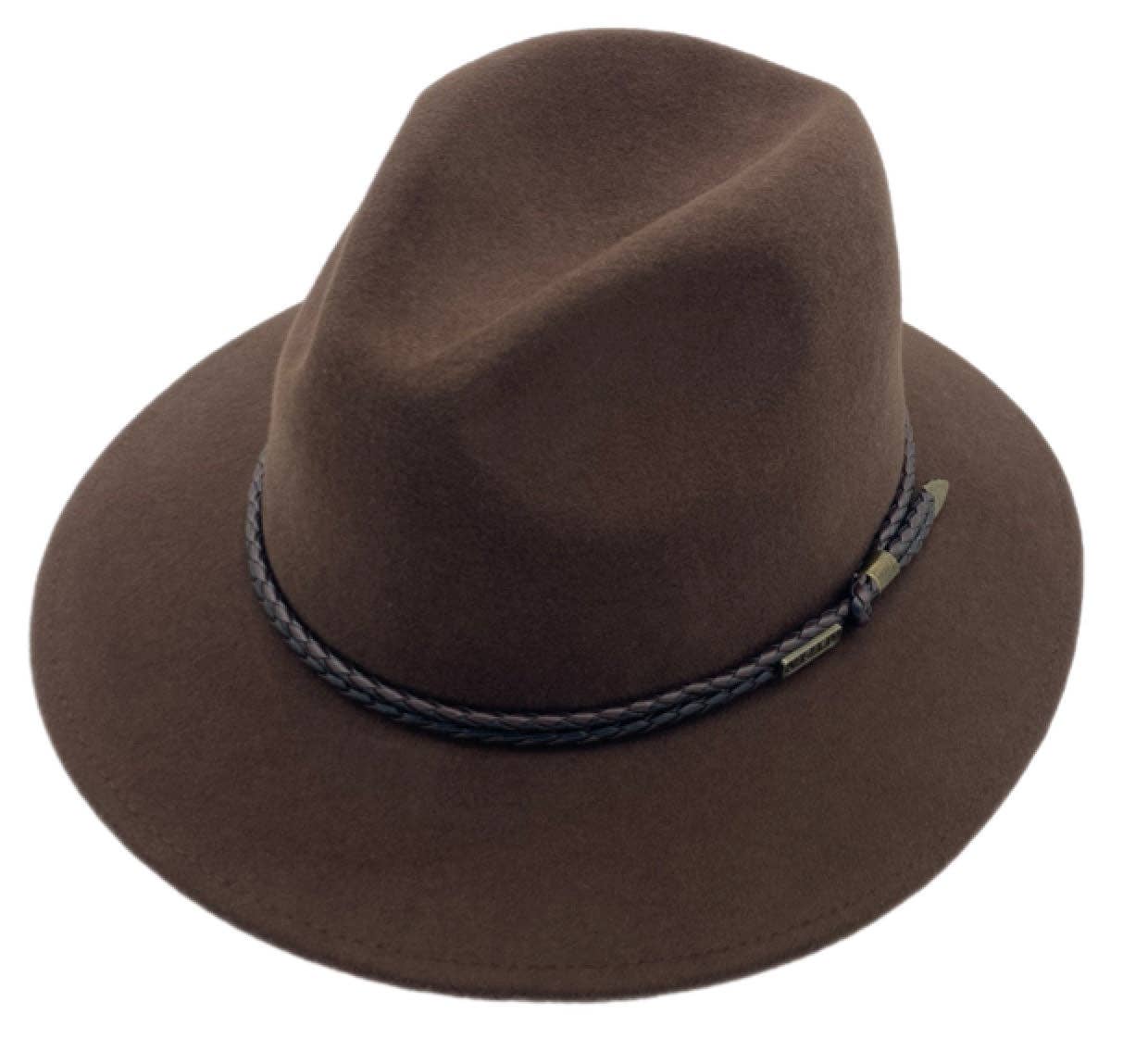 Jacaru Australia - Vente Chapeau en feutre – unisexe - Chapeau Fedora Jacaru 1847 Outback18