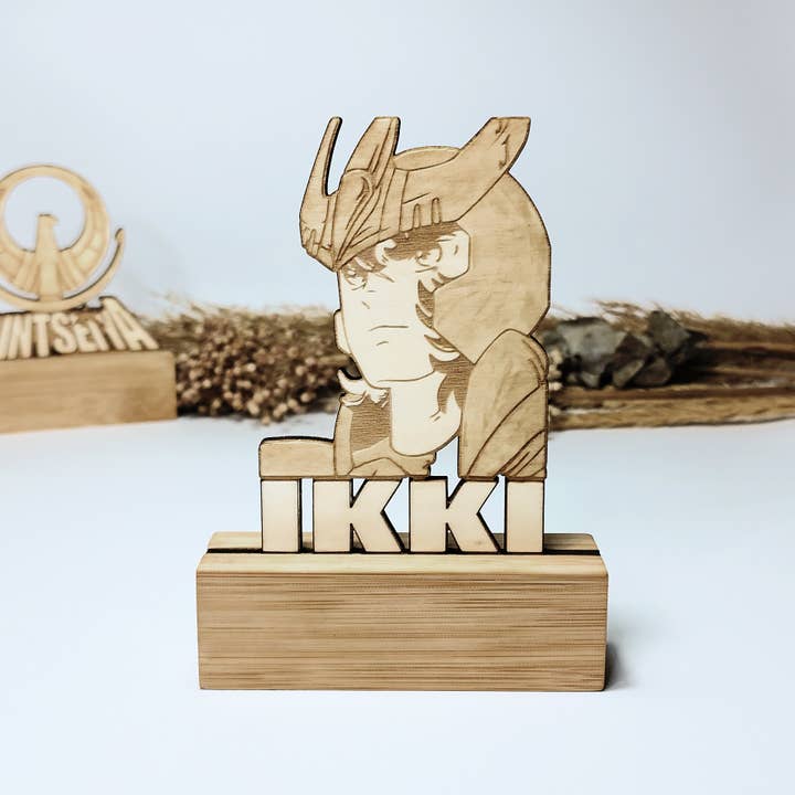 Studio Rima - Wholesale Decorative Figurine - Saint Seiya Wooden Statuette - Geek Trophy Home Decor1