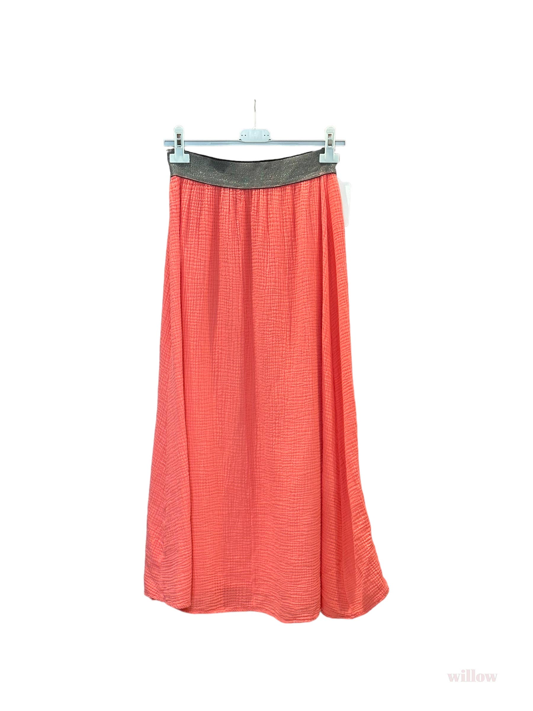 Wholesale #5198 cotton gauze band long skirt for your store
