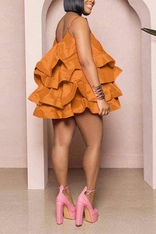 Flarix – Großhandel Kleid – Damen – mehrlagiges Cami-Minikleid1