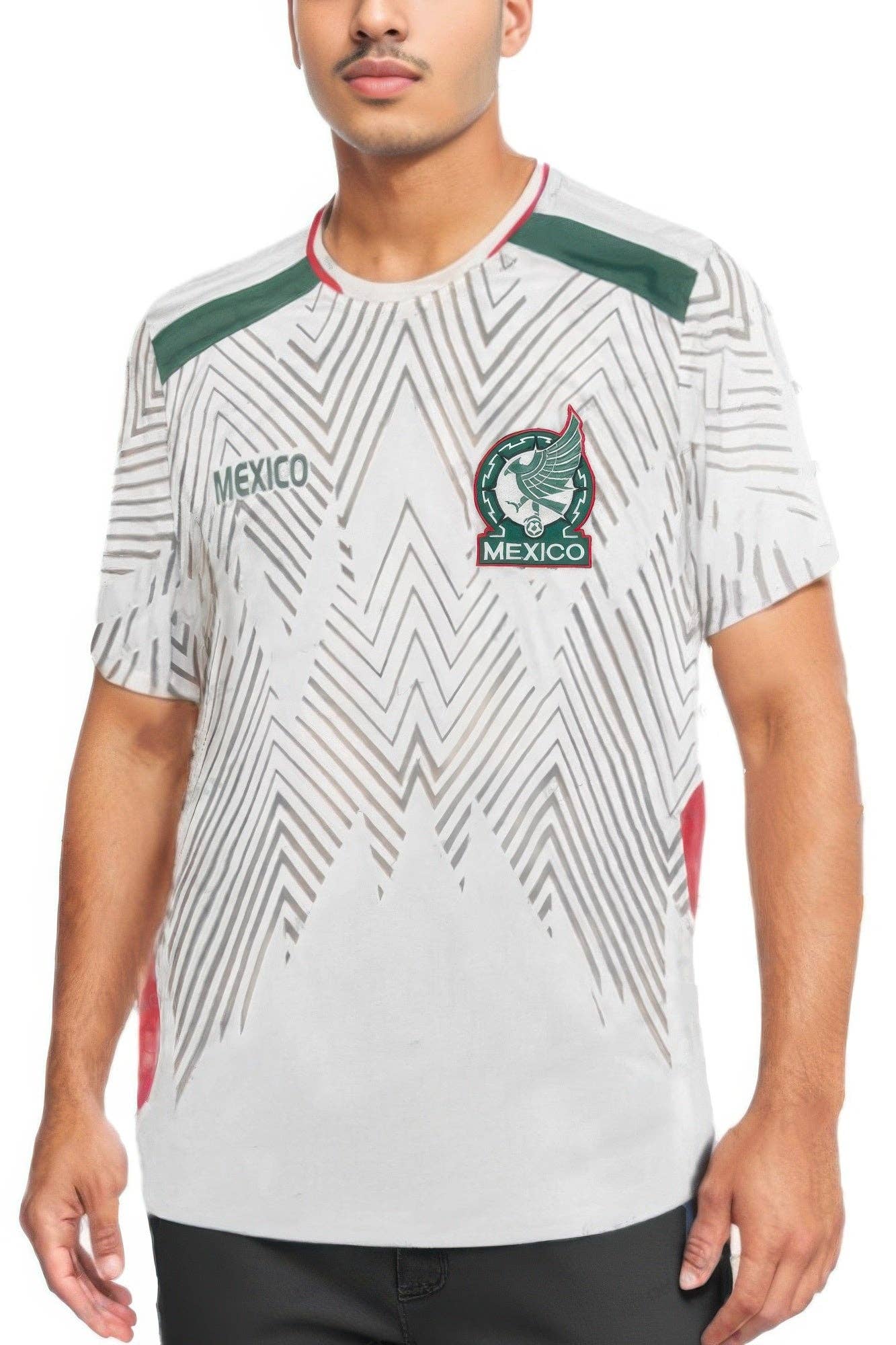 CC Wholesale Clothing – T-shirt – Homem por atacado – Camisolas de Futebol da Seleção do México Unissexo3