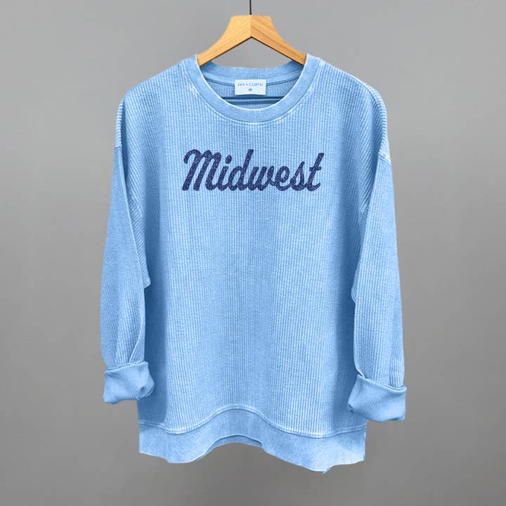 Ivy + Cloth - Wholesale Graphic Sweatshirt - Women's - Midwest Script10