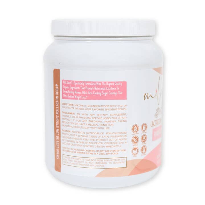 Milk Dust - Wholesale Protein/Superfood Powder - Milk Dust: Protein Powder For Milk Supply, Fudge Brownie Flavor