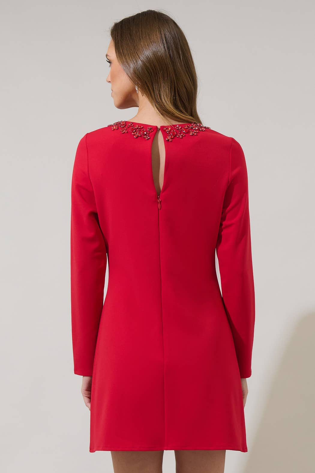 Rosso Abito Mini A-Line Concord in vendita all'ingrosso su Faire1