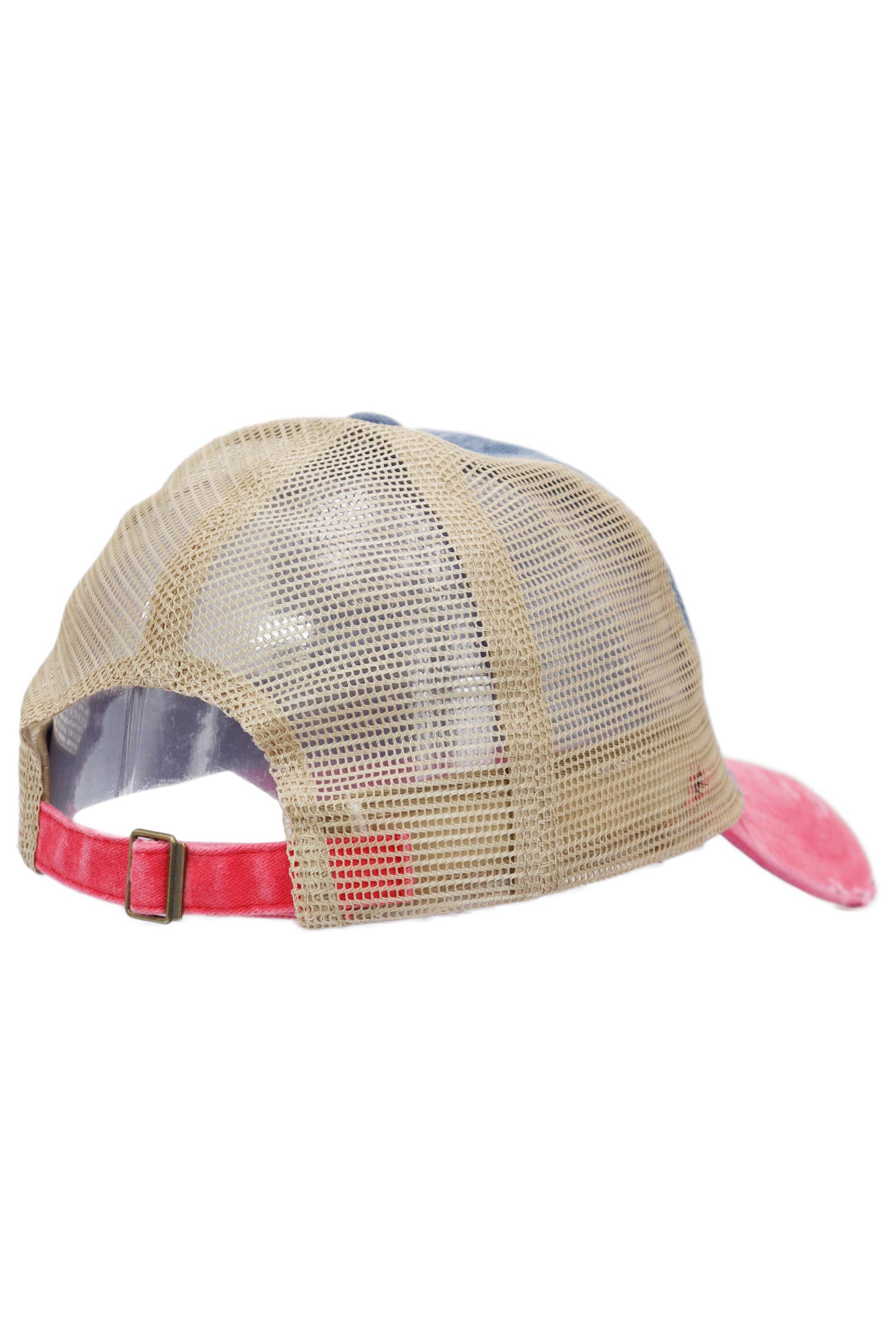 Cap Zone - Wholesale Trucker Hat - Unisex - Three Tone Distressed Pigmented Cotton Trucker Hat6