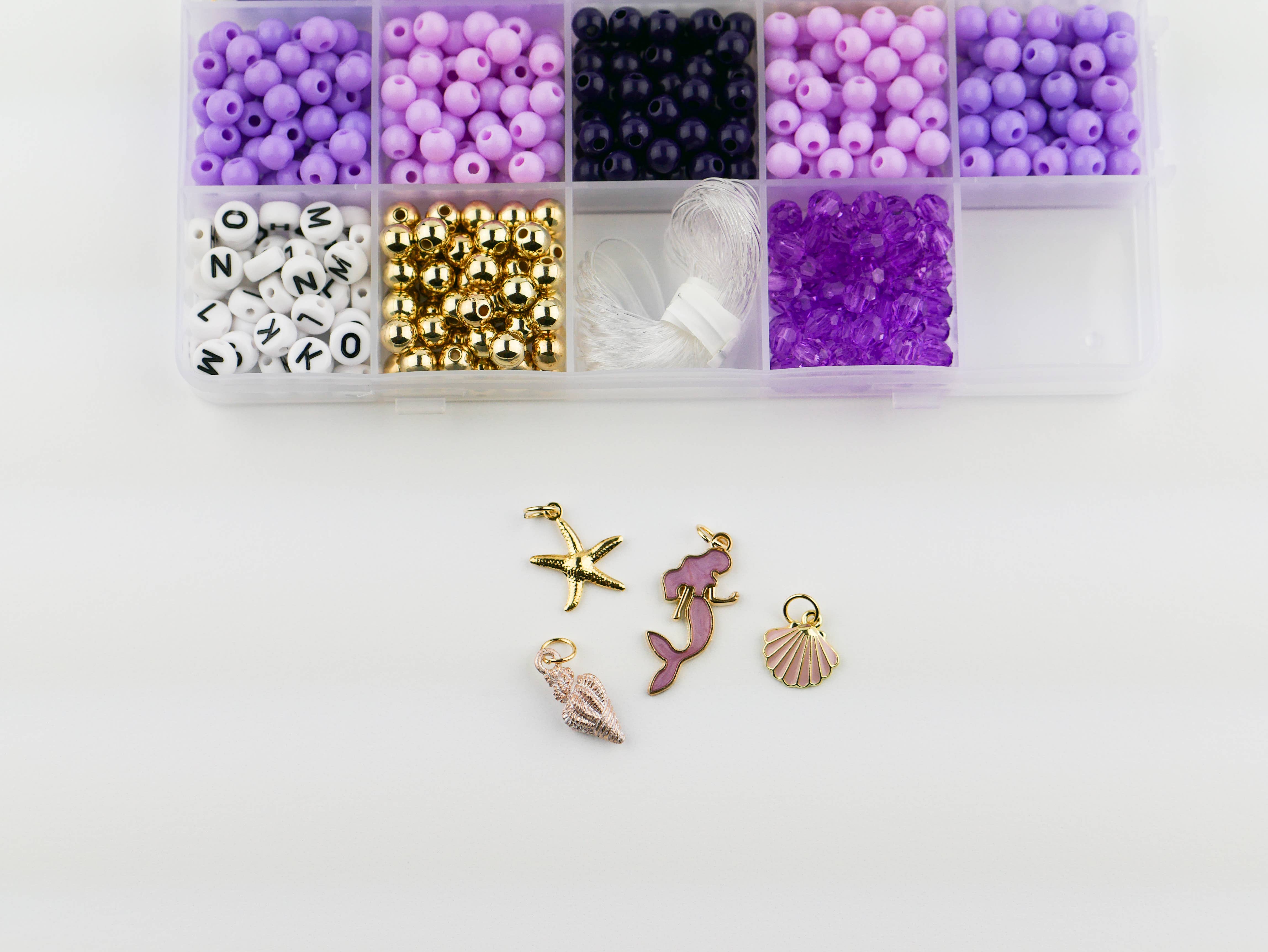 Stacked Sweetly - Wholesale DIY Jewelry - Kids - Mermaid At Heart DIY Stretchy Bracelet Craft Kit7