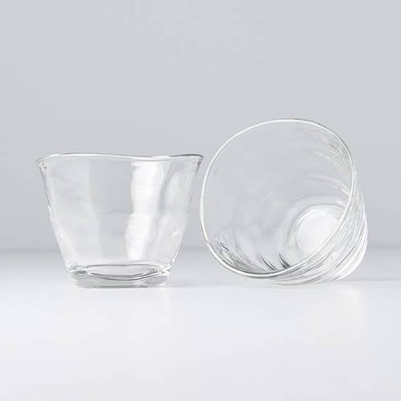 Litet organiskt glas 185 ml för wholesale av Made In Japan Tableware