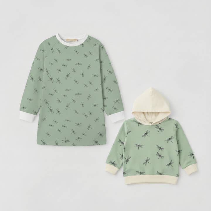 Pack Vestido y Sudadera Libélulas para venta al por mayor de Moraduix