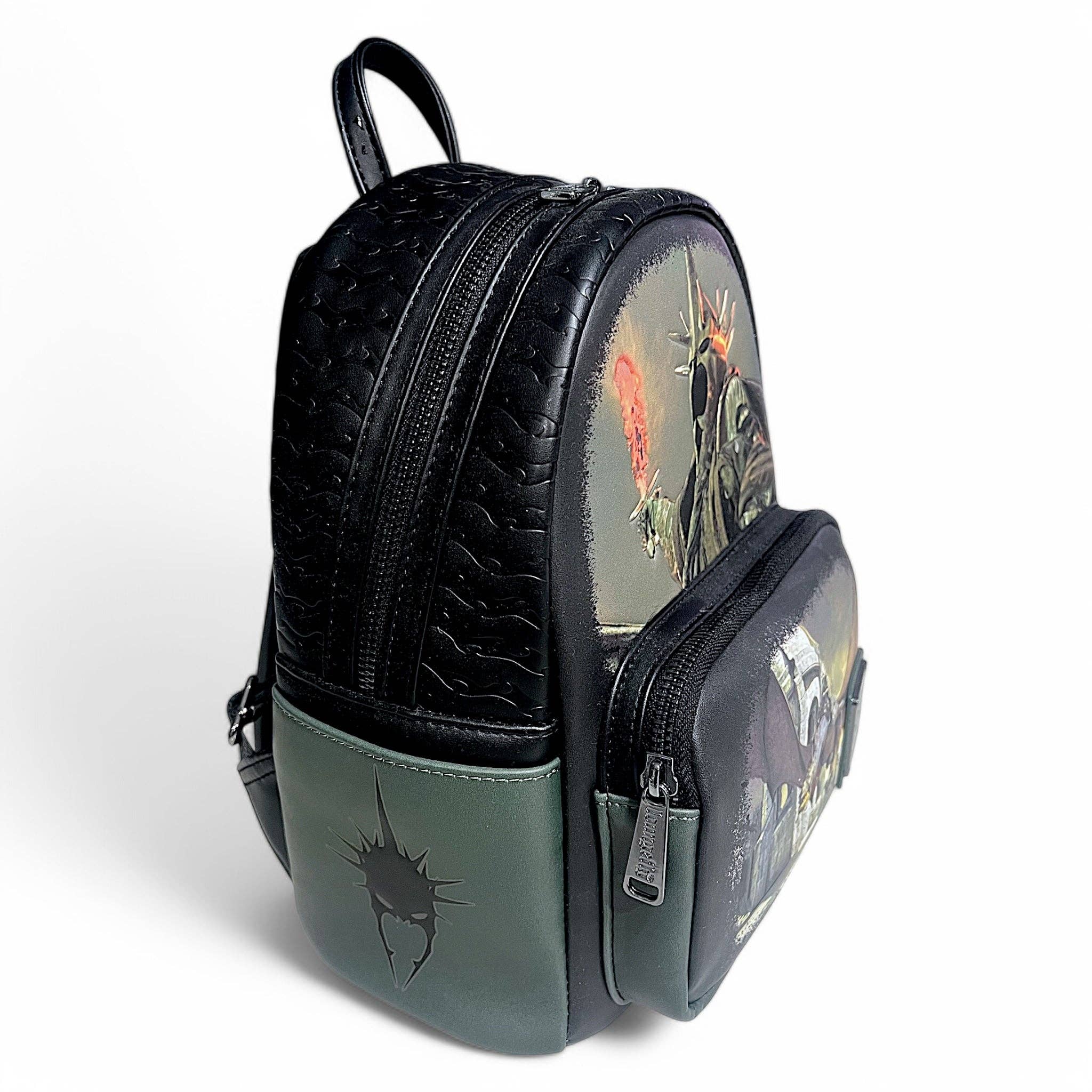 Grotto Treasures - Wholesale Backpack - Unisex - Grotto Treasures Exclusive - Loungefly The Lord of the Rings The Witch King Nazgul Glow in the Dark Mini Backpack1