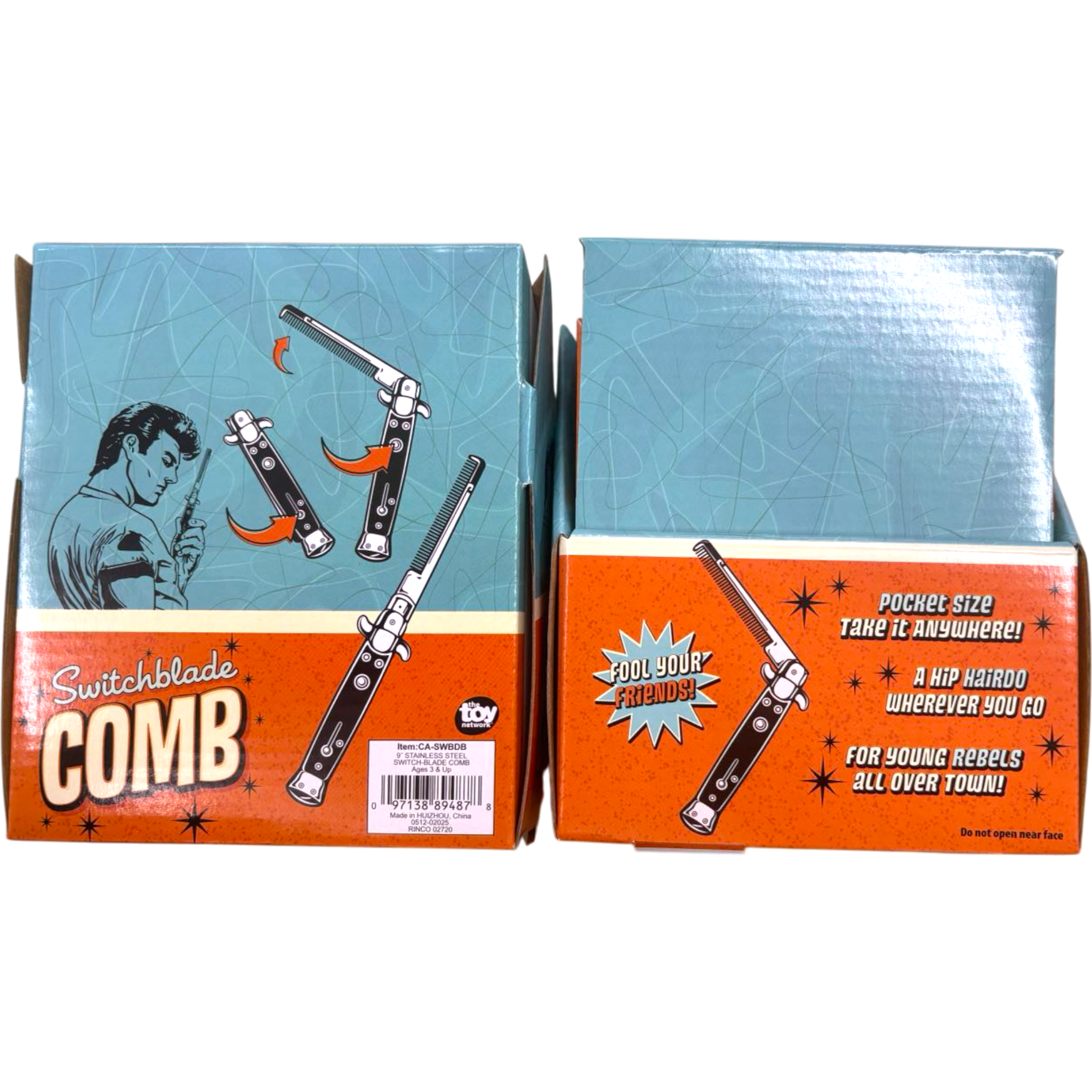 Cow Crack Wholesale - Wholesale Hair Brush/Comb - Switchblade Comb 1