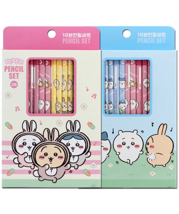 K-Wonderland - Wholesale Pencil - Chiikawa Character Pencil Set – 5 pcs / 10 pcs11