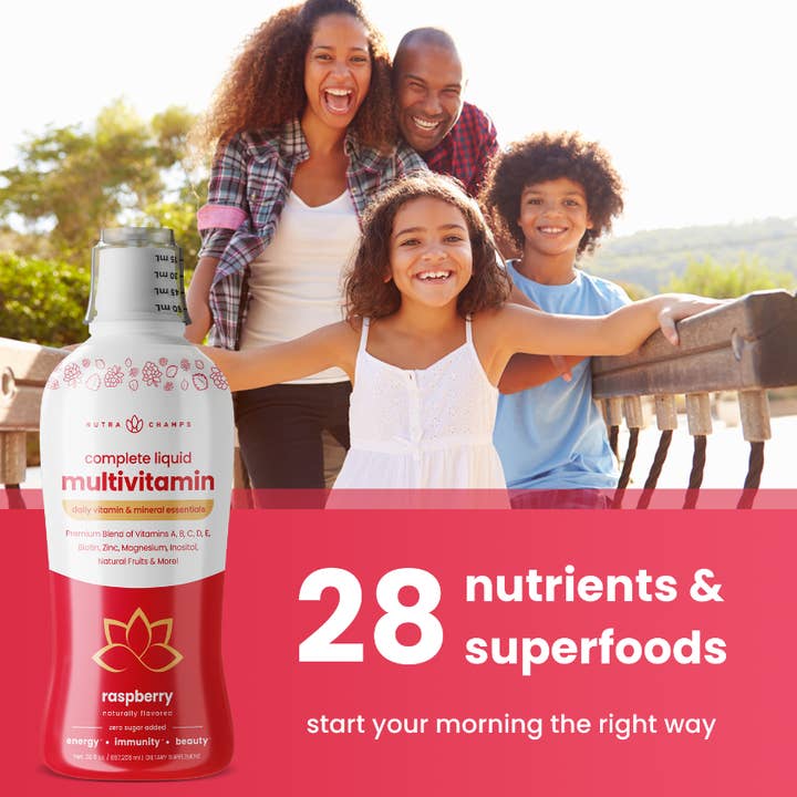 NutraChamps - Wholesale Oral Supplement/Vitamin - Liquid Multivitamin | Energy, Immunity & Beauty3