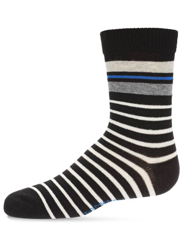 MeMoi Striped Boys Crew Socks for wholesale by Infinity Classics International Inc.