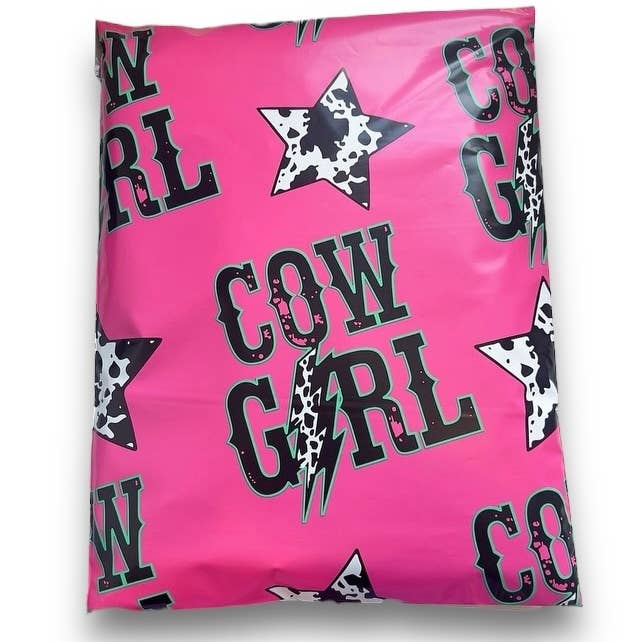 Trendy Chick Mailers – Engroshandel Konvolutter – 14,5x19 Elektriske Cowgirl Poly Mailers