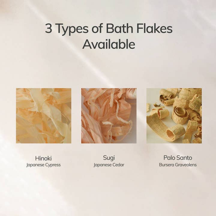 Cedar and Myrrh - Wholesale Bath Soak/Milk - Hinoki Japanese Bath Flakes