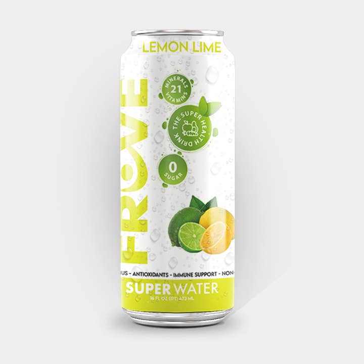 FrUve Super Water LEMON LIME (16 oz) for wholesale by FrUve