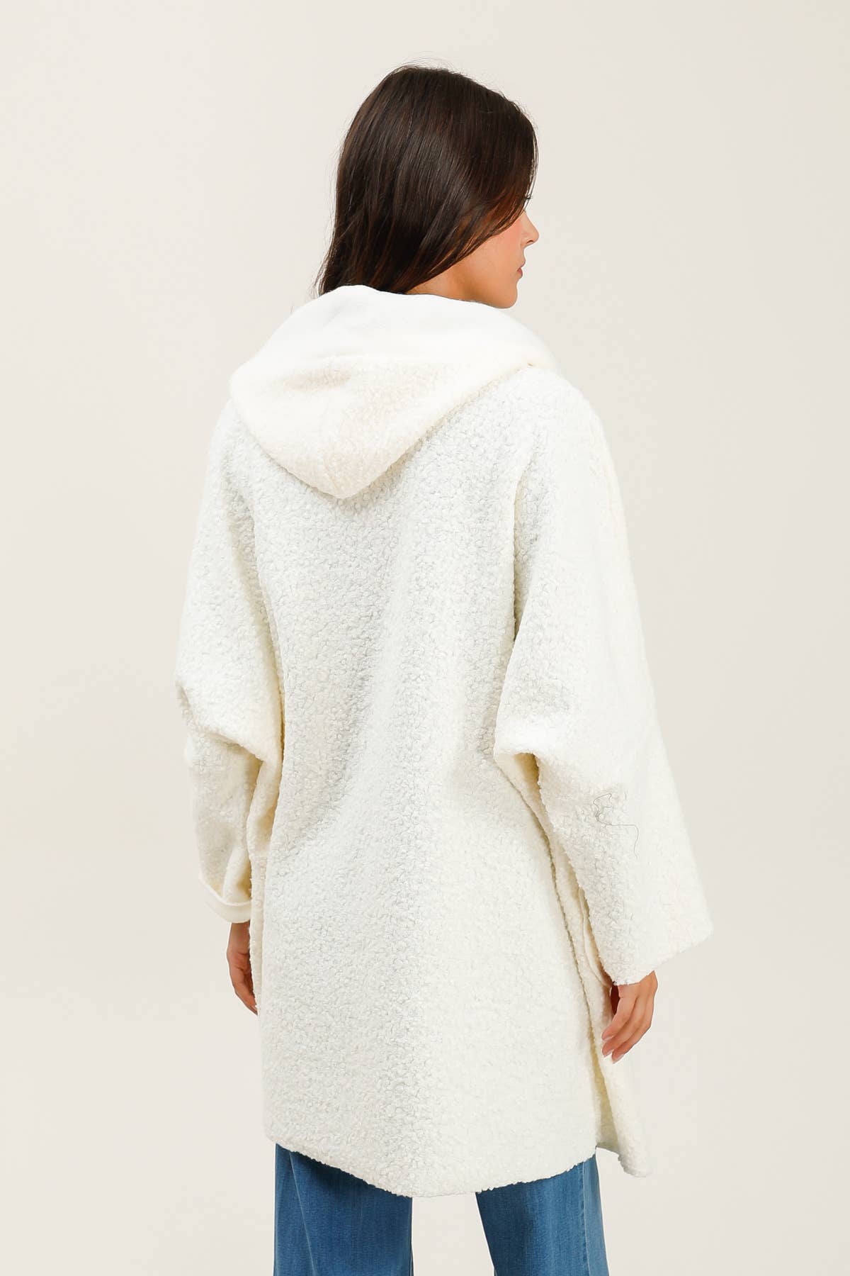 Lucky Nana – Engroshandel Frakke - Dame – AH 21278 - Frakke i Bouclé-stof3