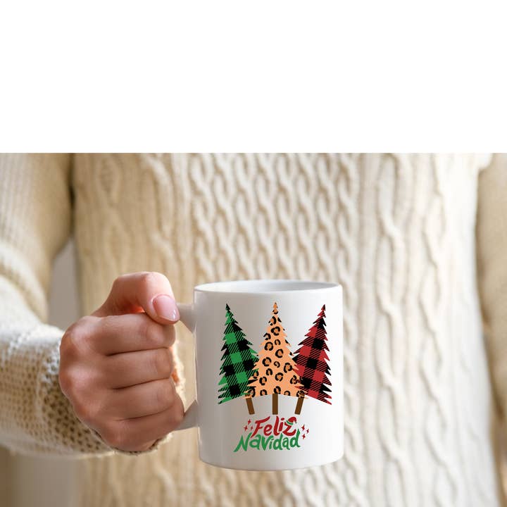 Coffee/Tea Mug Feliz Navidad for wholesale by SM Statement Apparel