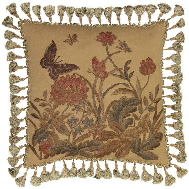 Provence Home - Wholesale Throw/Decorative Pillow - Hand-Embroidered Decorative Pillow