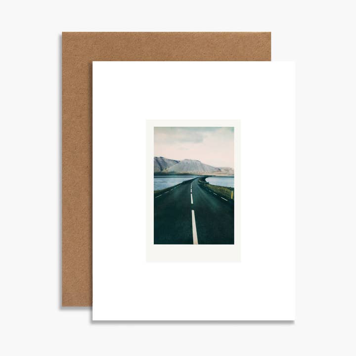 Long Road Polaroid Greeting Card Sympathy Card Photography for wholesale by Souvenir Stationery