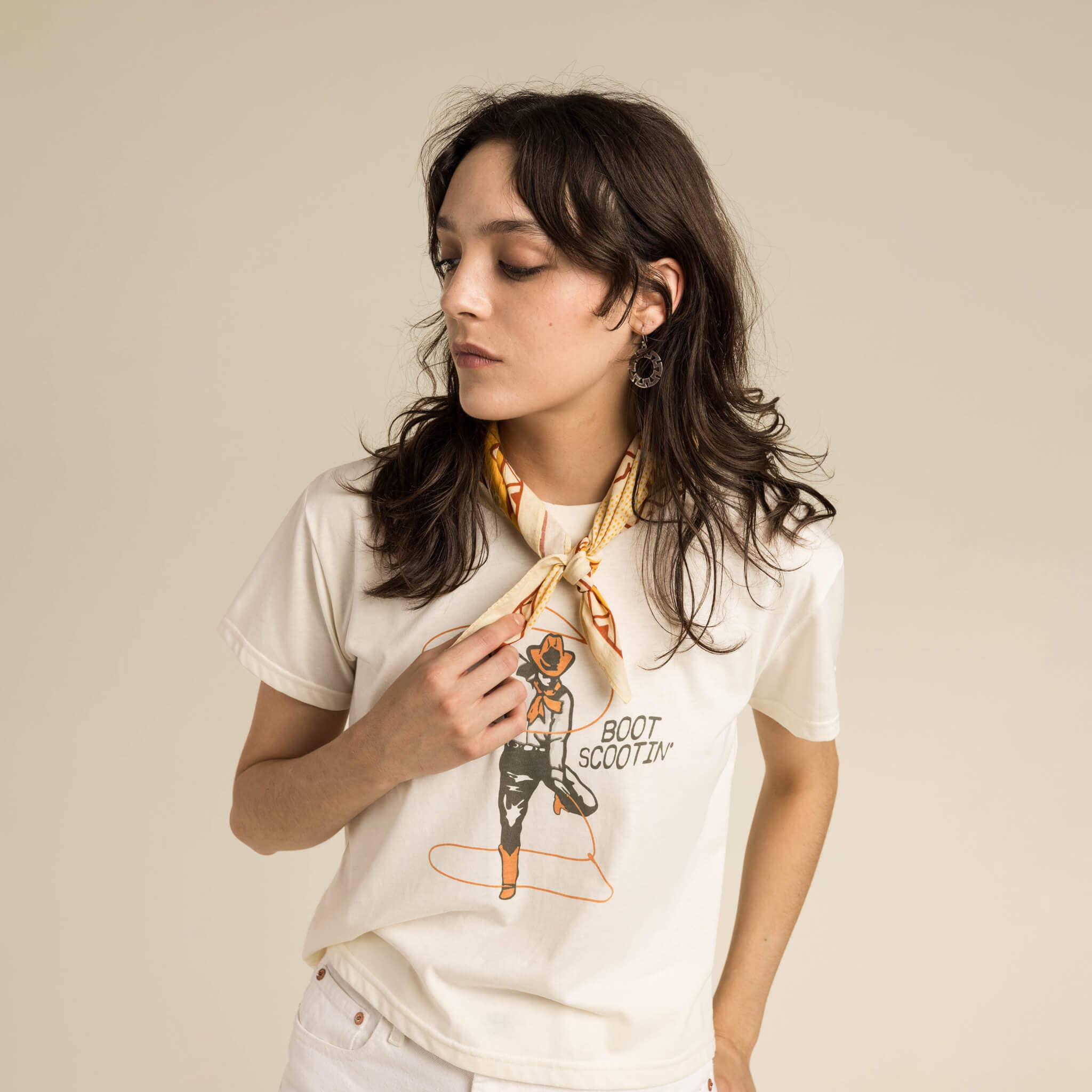 Sendero Provisions Company - Wholesale Screen Printed T-Shirt - Unisex - Boot Scootin' Crop Tee3