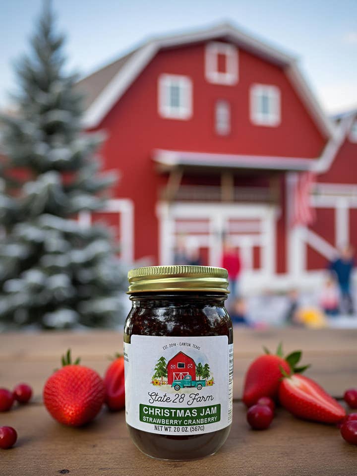 Christmas Jam - 20 oz for wholesale by State 28 Farm