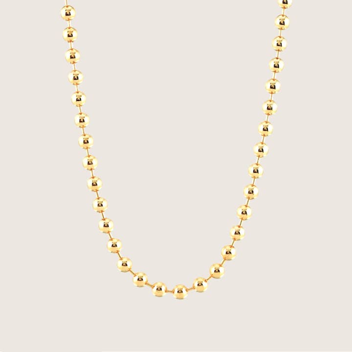 afrundet kæde halskæde for engroshandel hos Crescent Schmuck