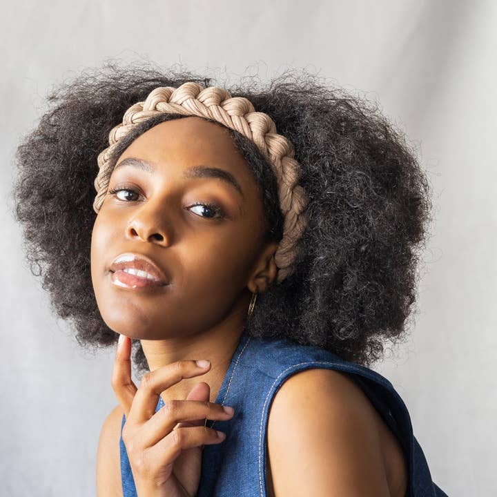 Gibou - Wholesale Fashion Headband - Women's - Bandeau tressé en bambou4