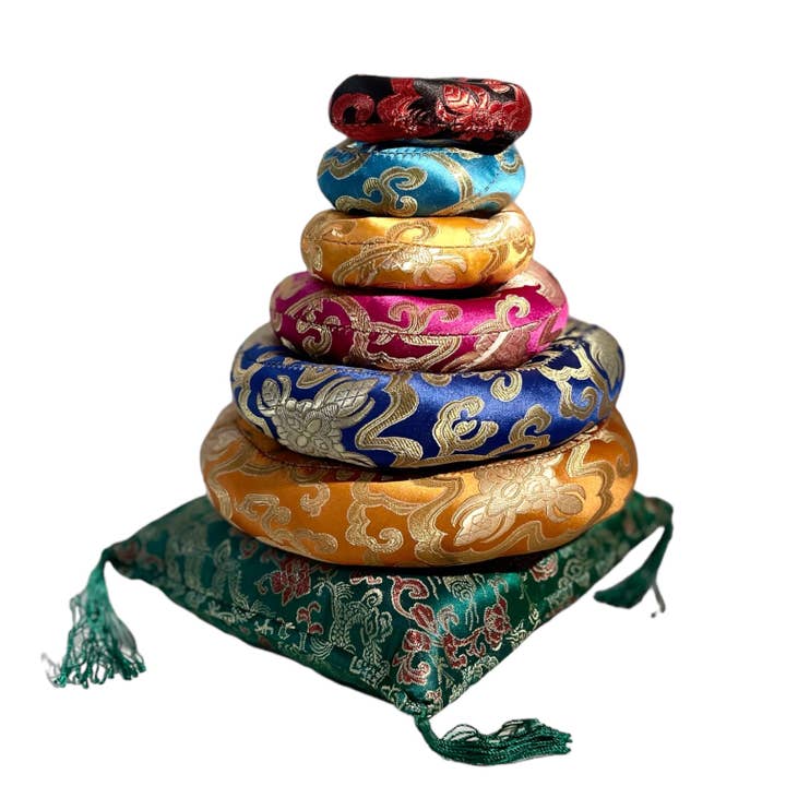Tenzing Collections - Wholesale Meditation Supplies - Assorted singing bowls Ring Cushion Pillow, Ring Pillow 13