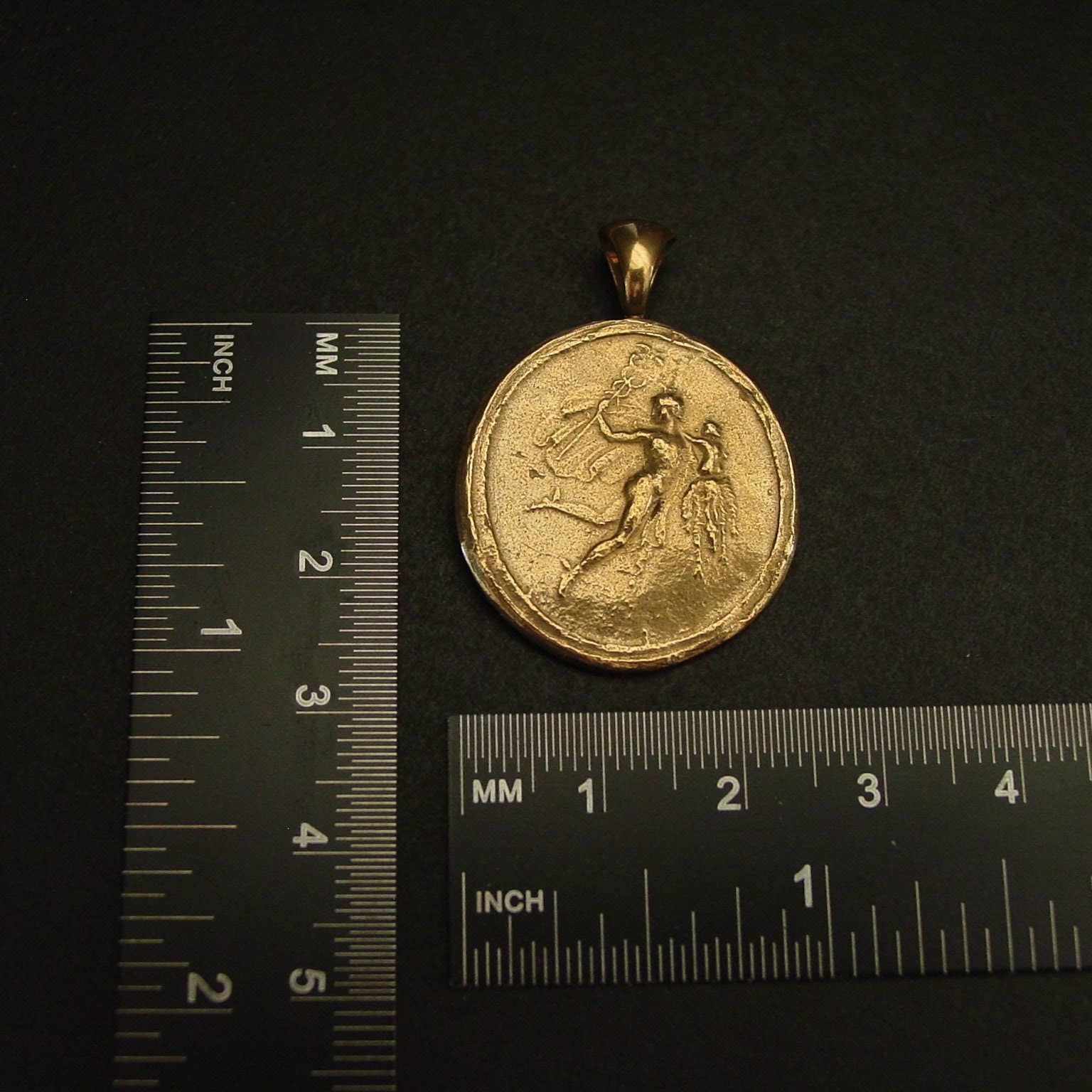 Vis a Vis Jewelry - Wholesale Individual Charm/Pendant - God Hermes and Tyche Cameo Pendant7
