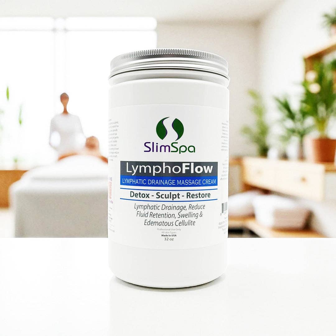 SlimSpa The Body Care Specialists - Wholesale Body Cream/Lotion - LymphoFlow – Lymphatic Drainage Massage Cream 32 oz.3