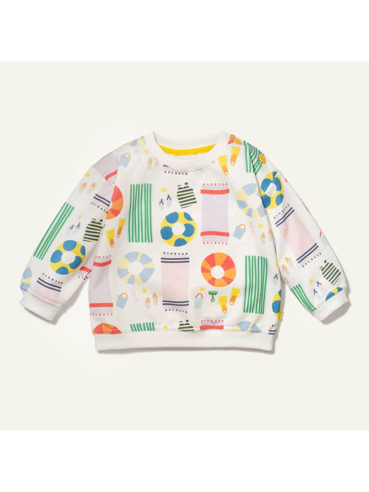 Recycled Cotton Beach Kid Sweatshirt for wholesale on Faire