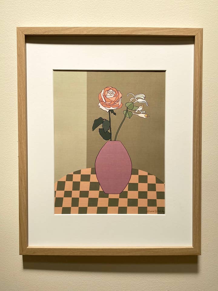 June Flower Print for wholesale by Figure Form