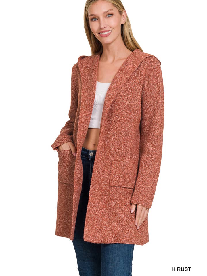 42POPS - Wholesale Cardigan - Women's - , SI-24867 Premium Sweater Hoodie Cardigan7