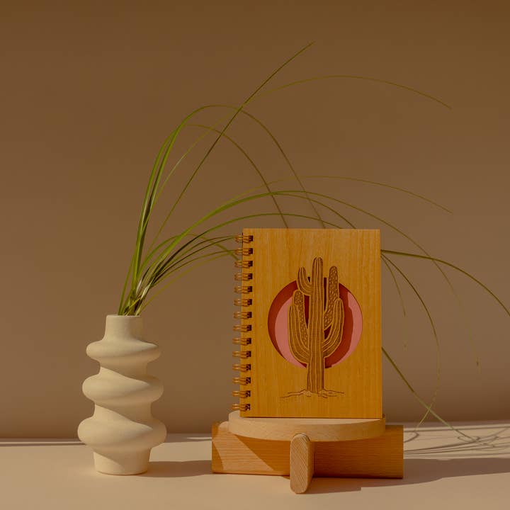 Hereafter - Venta al por mayor Diario/agenda - Diario madera de cactus de saguaro
