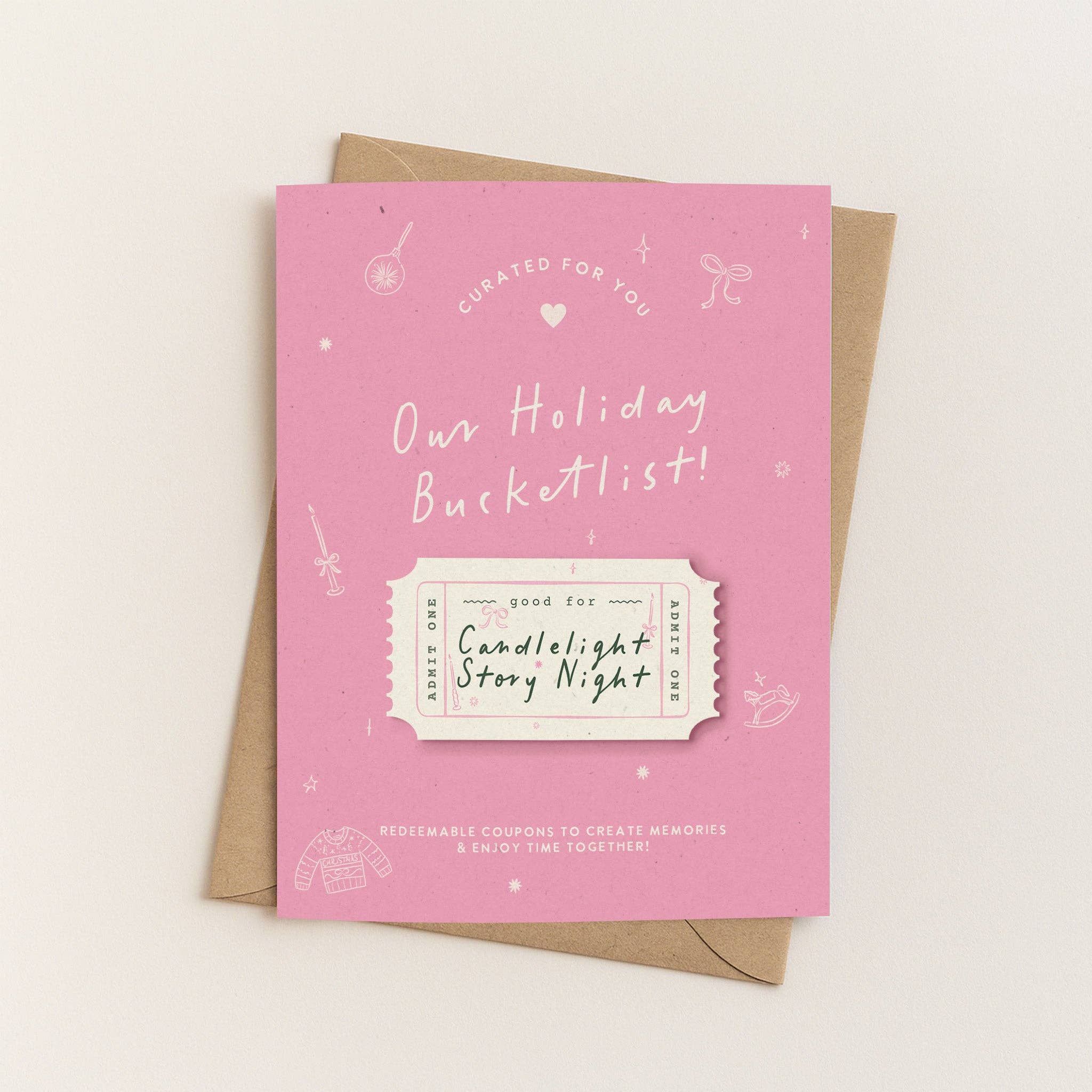 Curated for You Gifts - Wholesale Advent Calendar - Advent Calendar for Kids – Holiday Activity Coupons0