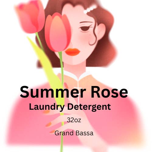 Sommerrose Waschmittel für den Großhandel von Grand Bassa Candle Co.