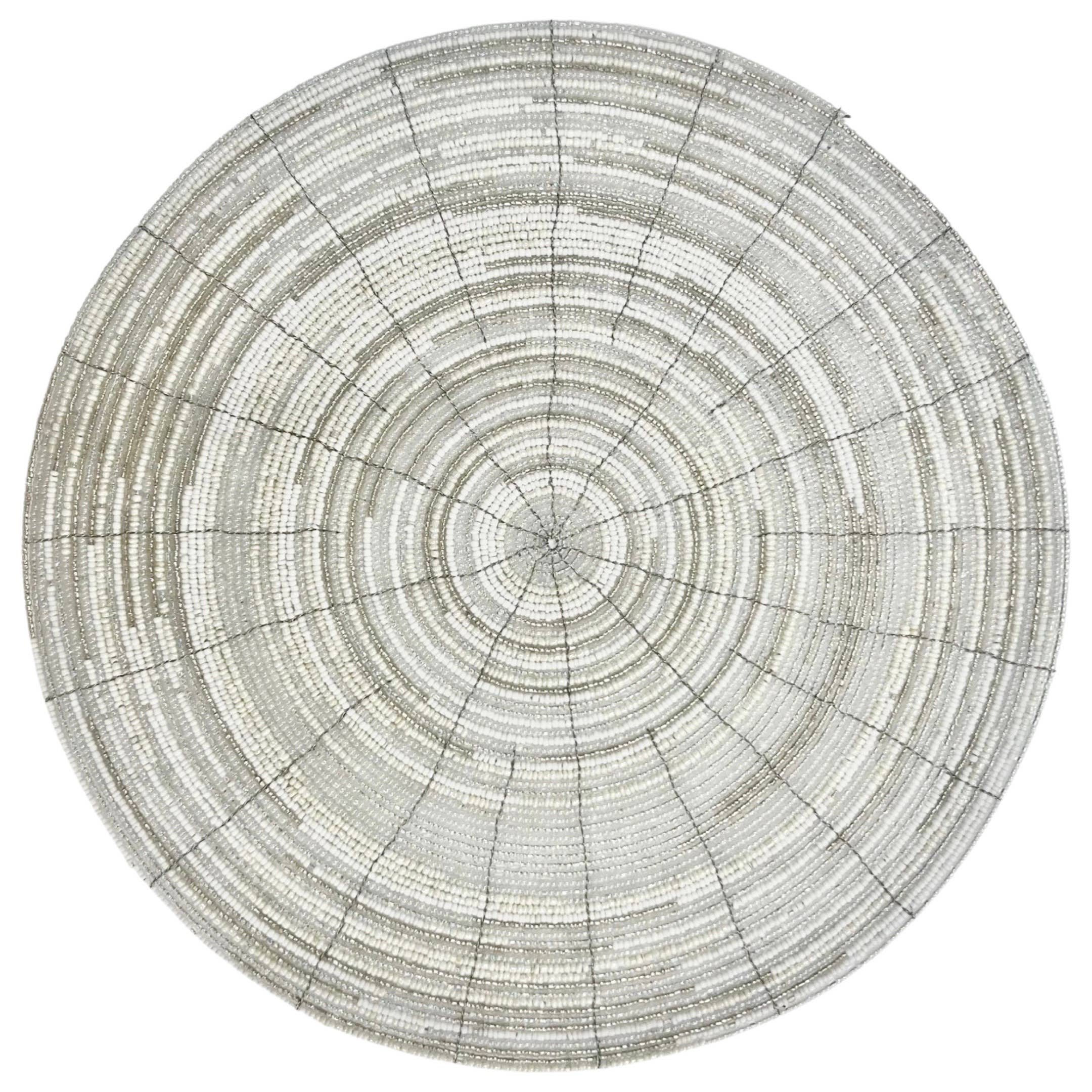 Bamboo Source Tropical Decor - Wholesale Placemat - Beaded Placemat - Round0