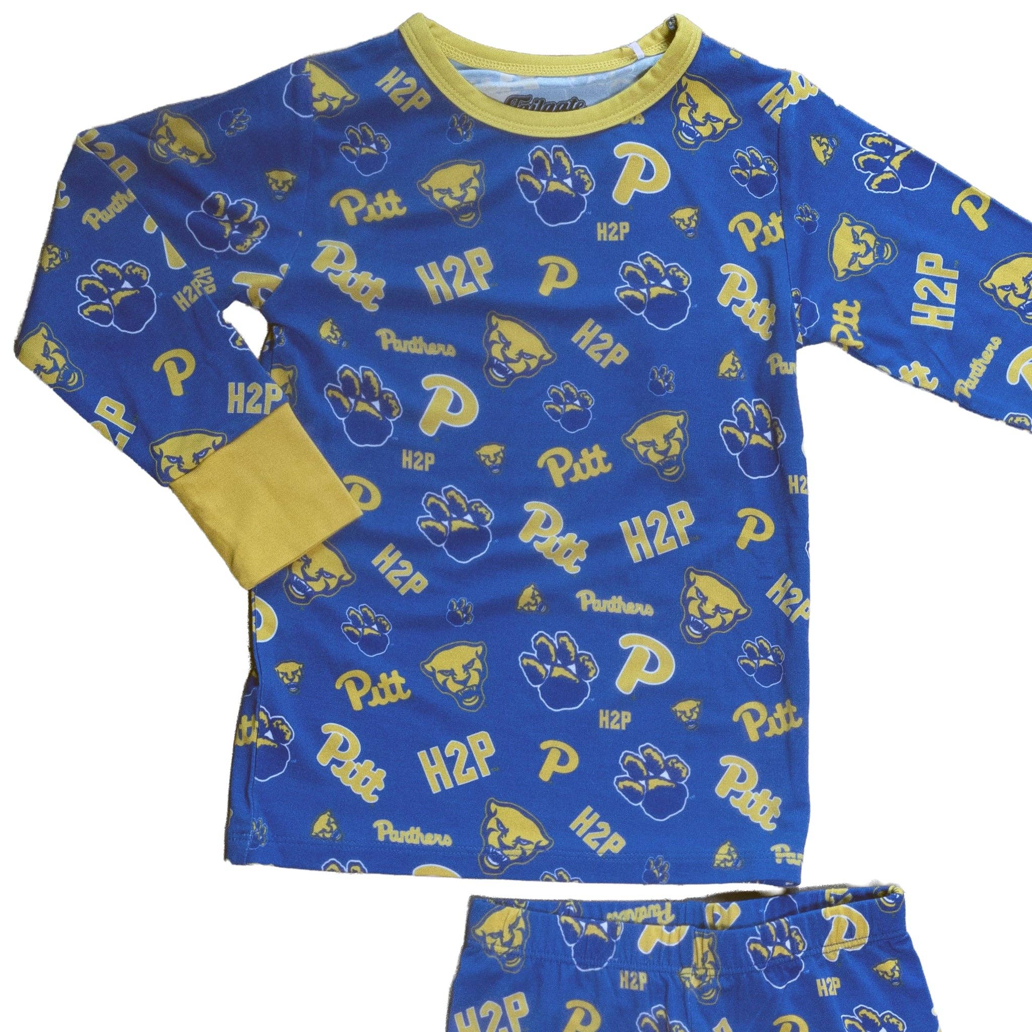 Tailgate Tikes - Wholesale Sleepwear Set - Kids - Pitt Panthers Two-Piece Pajama Set1